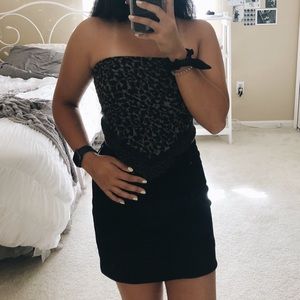 green tube top bandana style